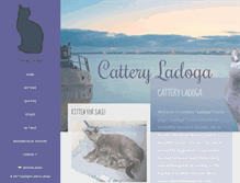 Tablet Screenshot of ladoga-cattery.nl